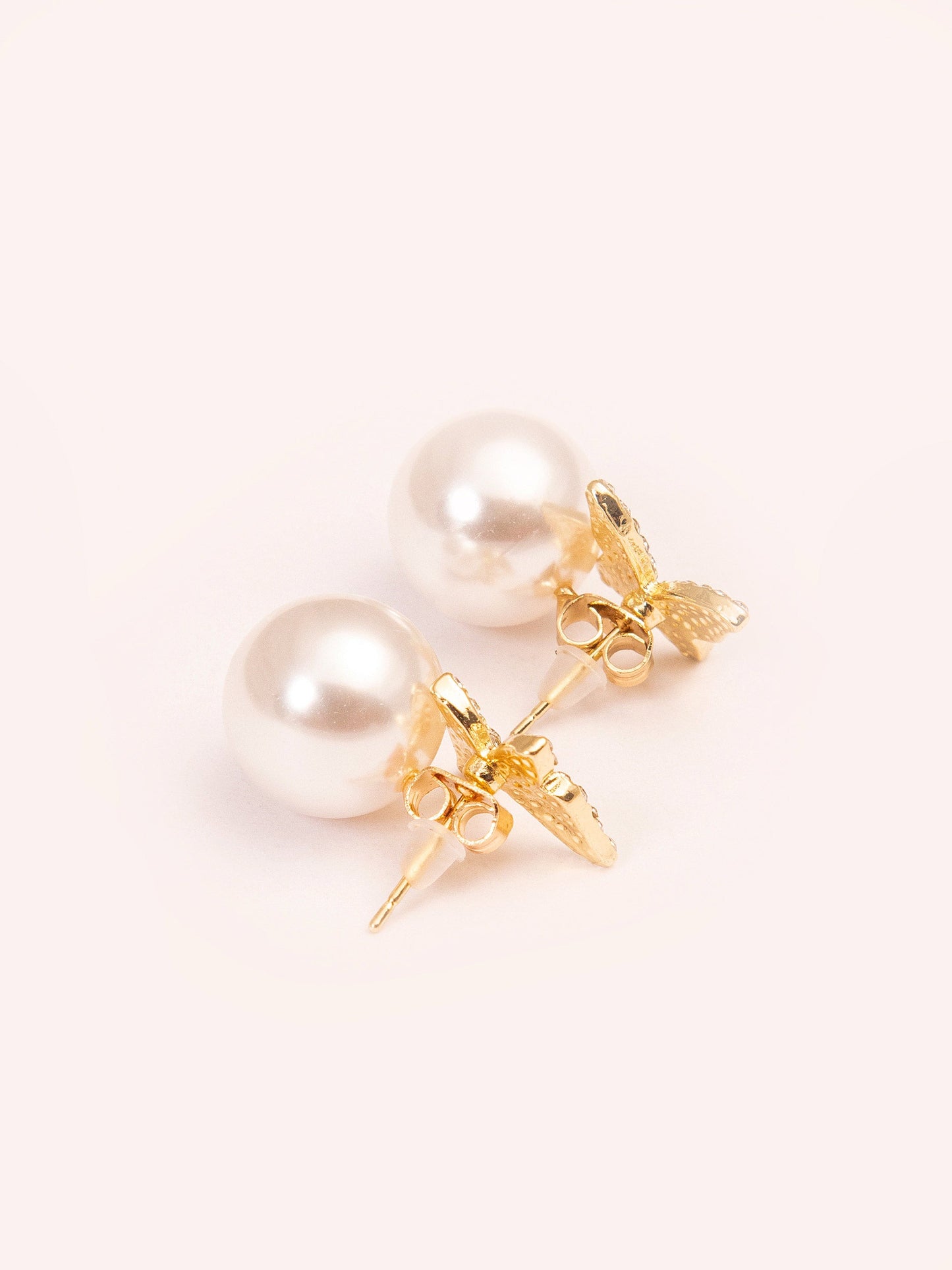 Pearl Butterfly Earrings