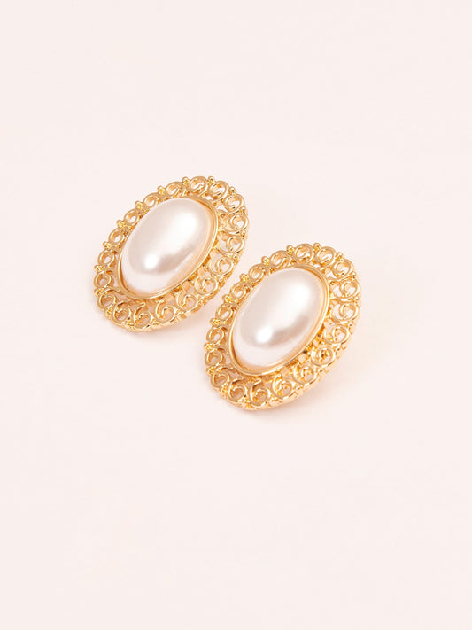 Pearl Stud Earrings
