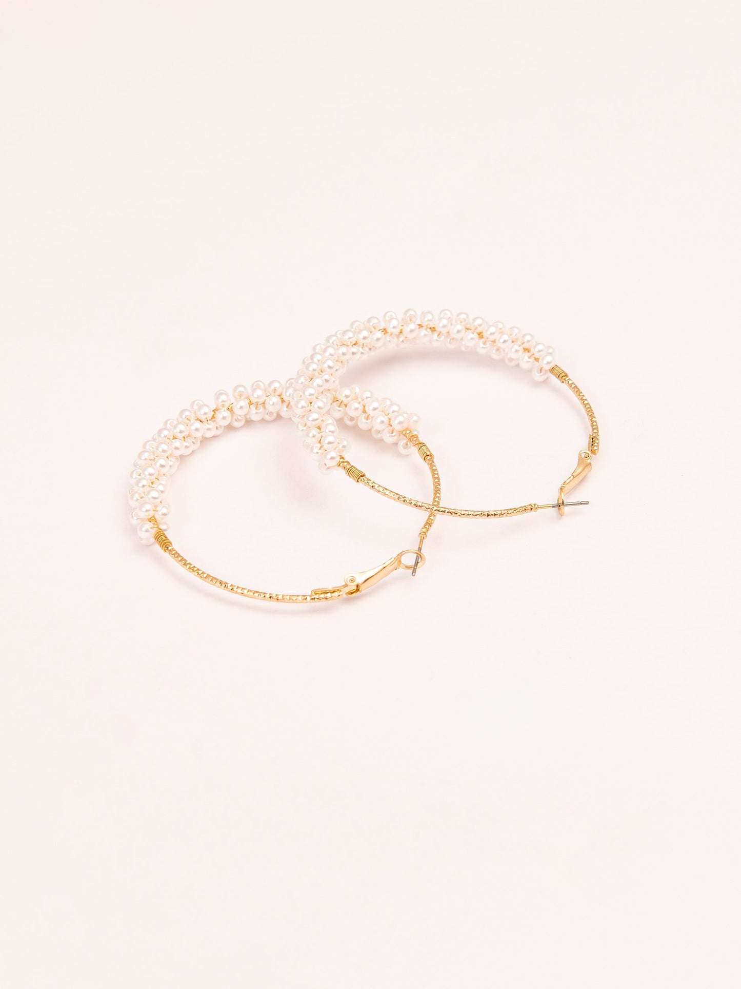 Pearl Hoop Earrings