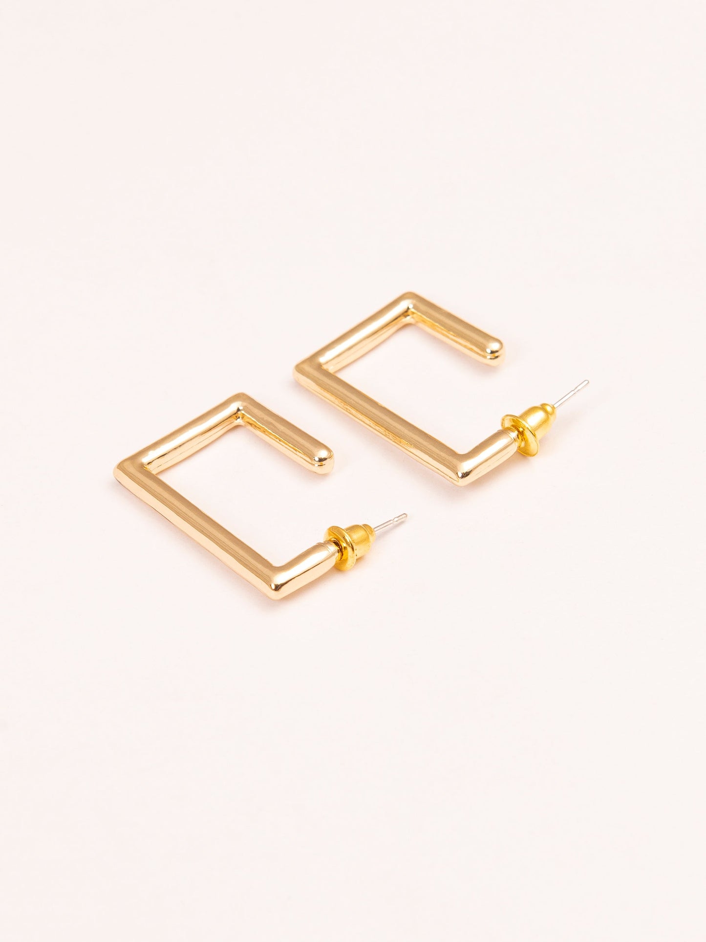 Glossy Restangular Earrings