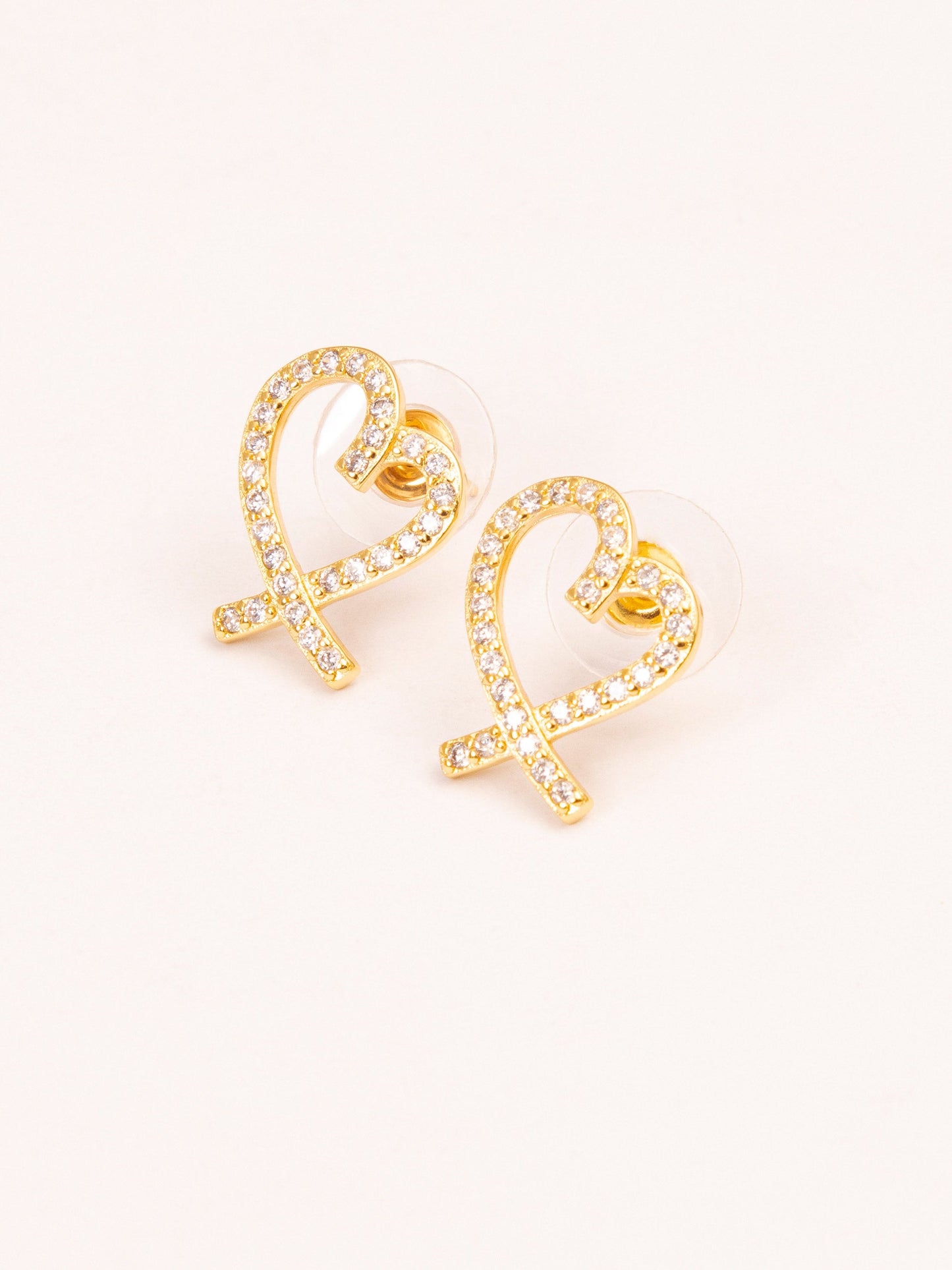 Heart Stud Earrings