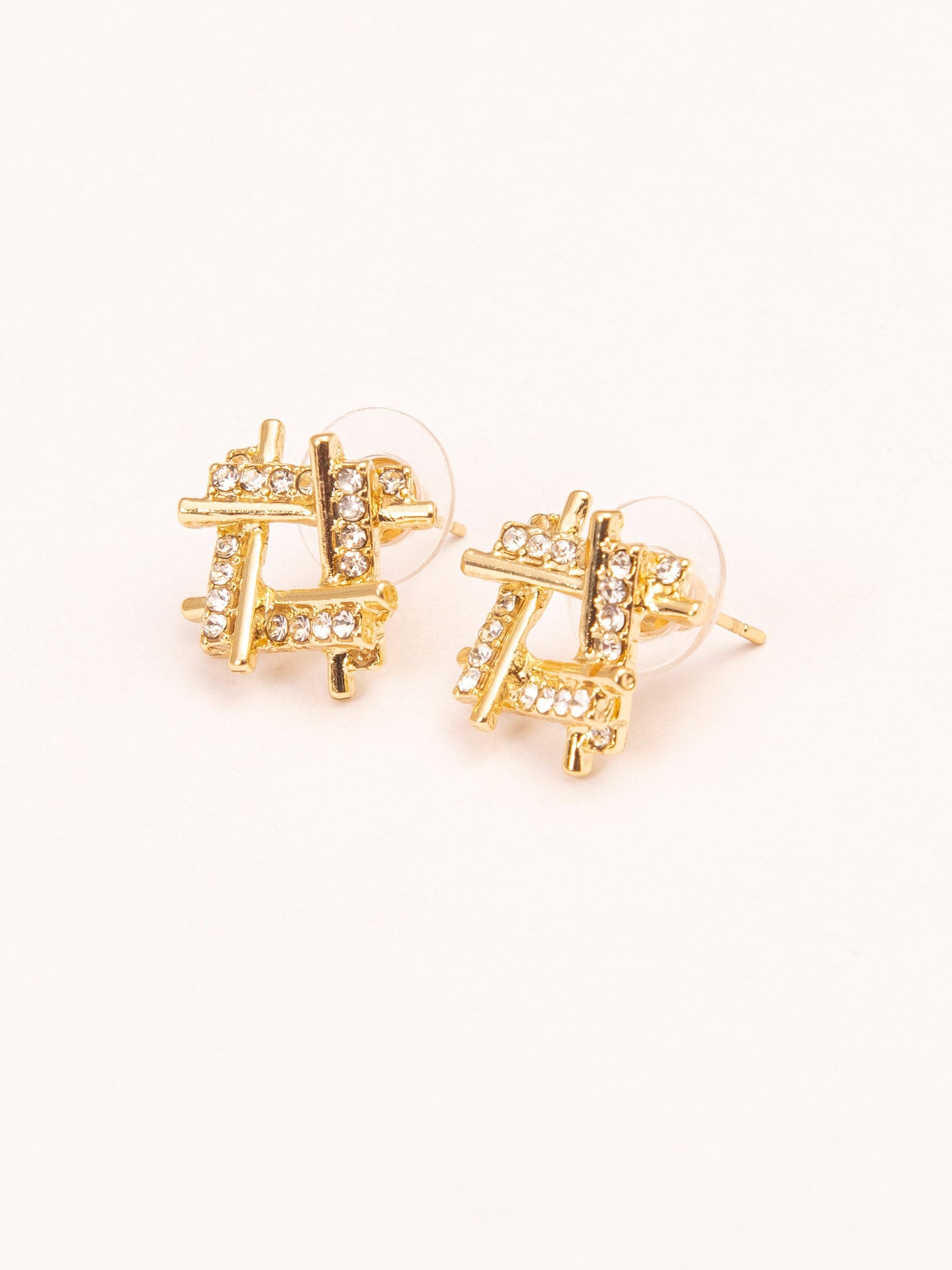 Framed Stud Earrings