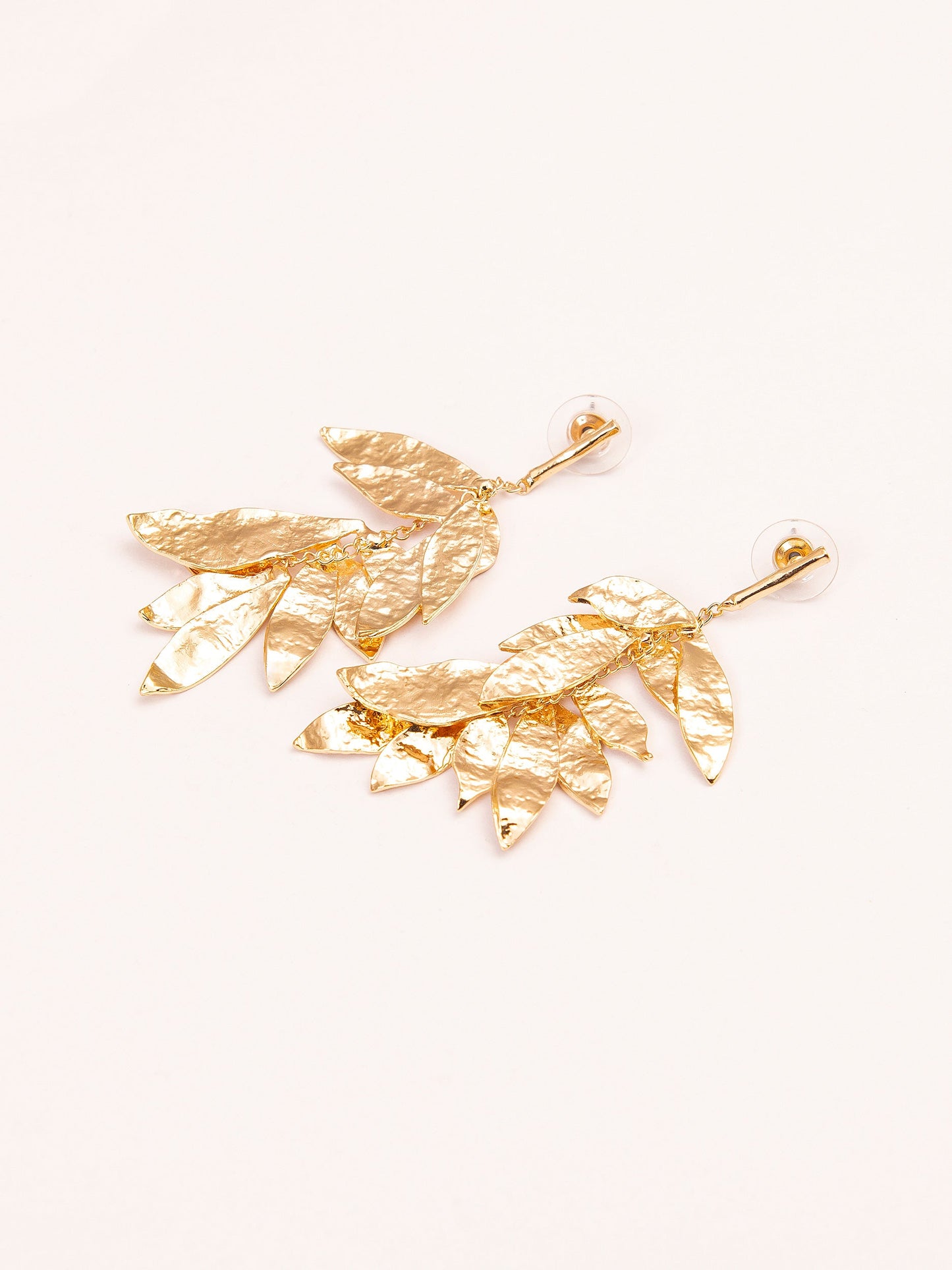 Metallic Leaf Earrings