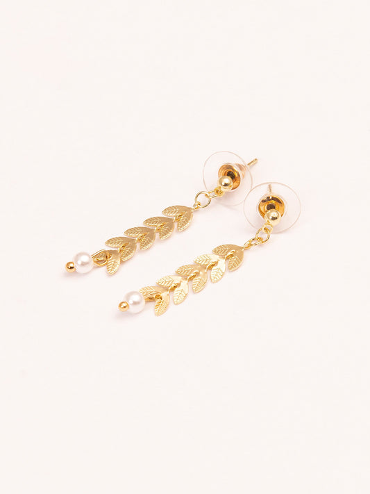 Leaf Drop Earrings