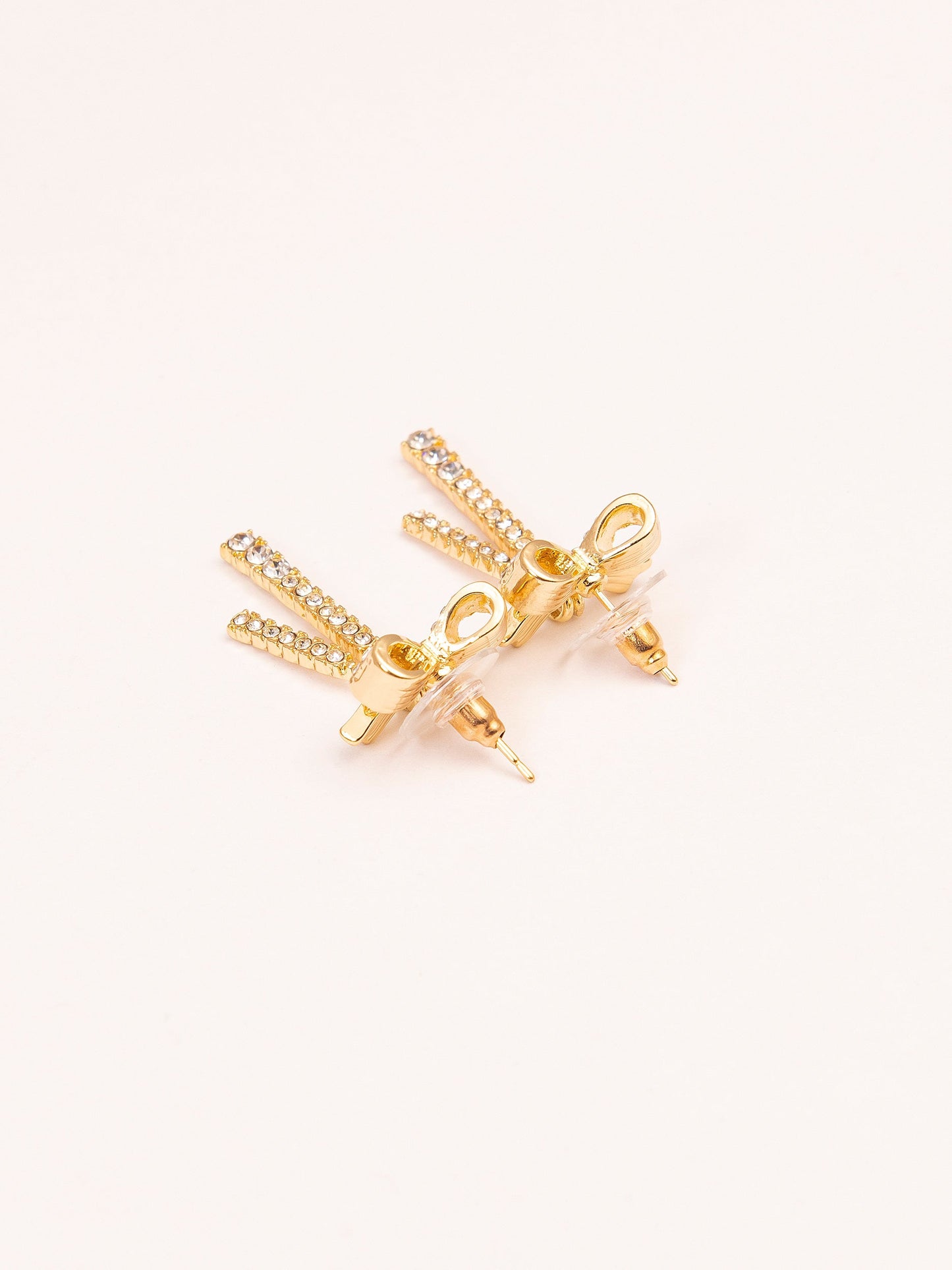 Embellished Bow Earrings