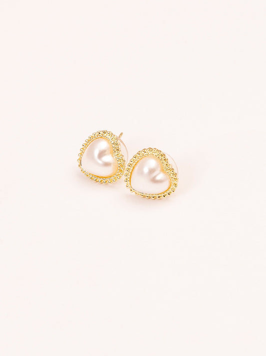 Heart Stud Earrings