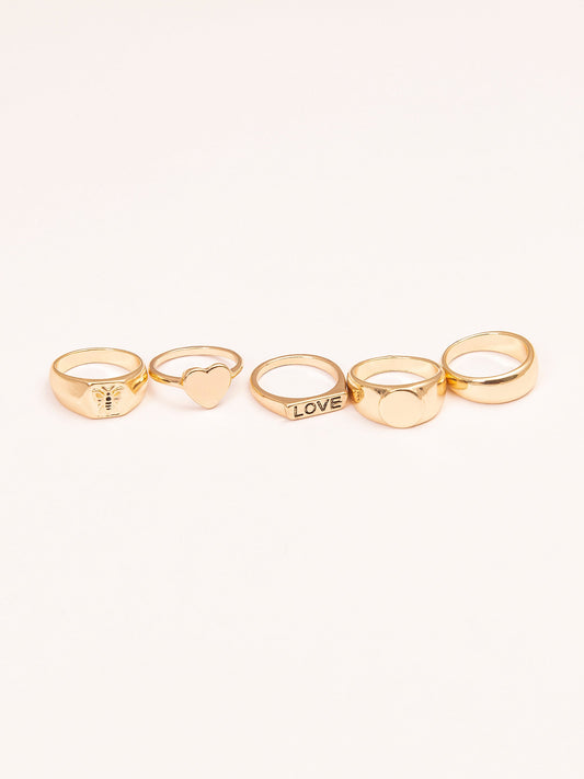 Golden Rings Set