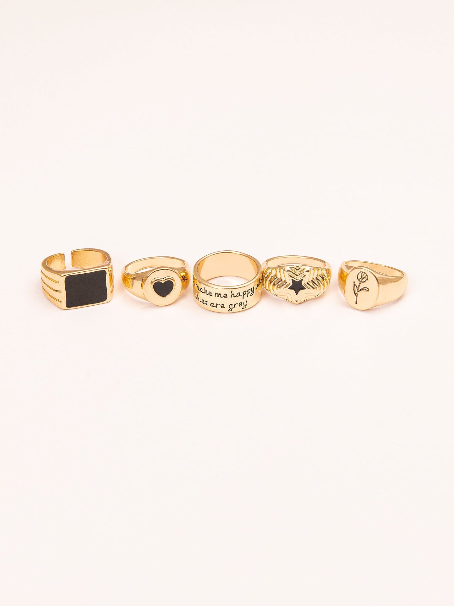 Golden Rings Set