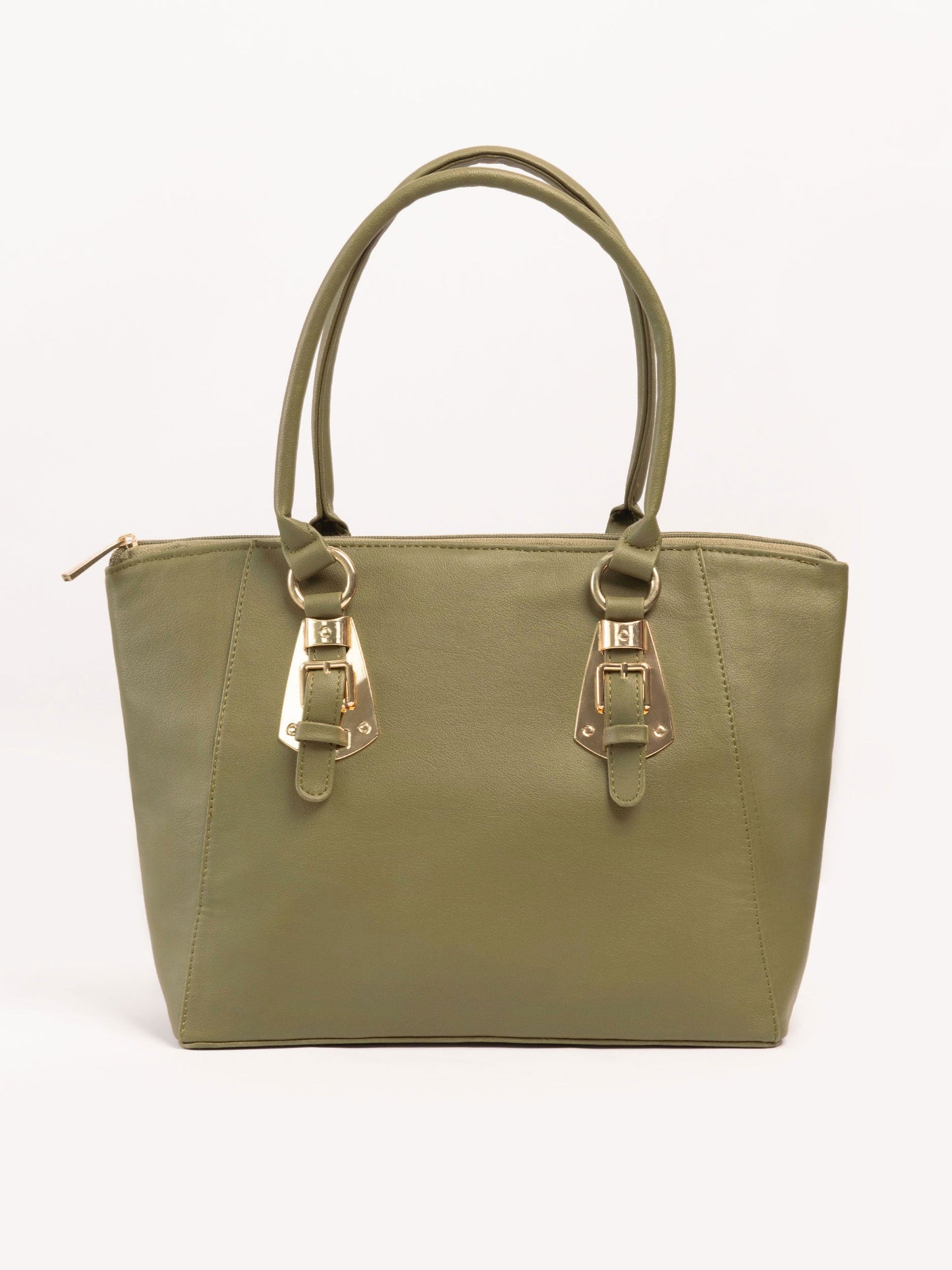 Buckled Tote Bag
