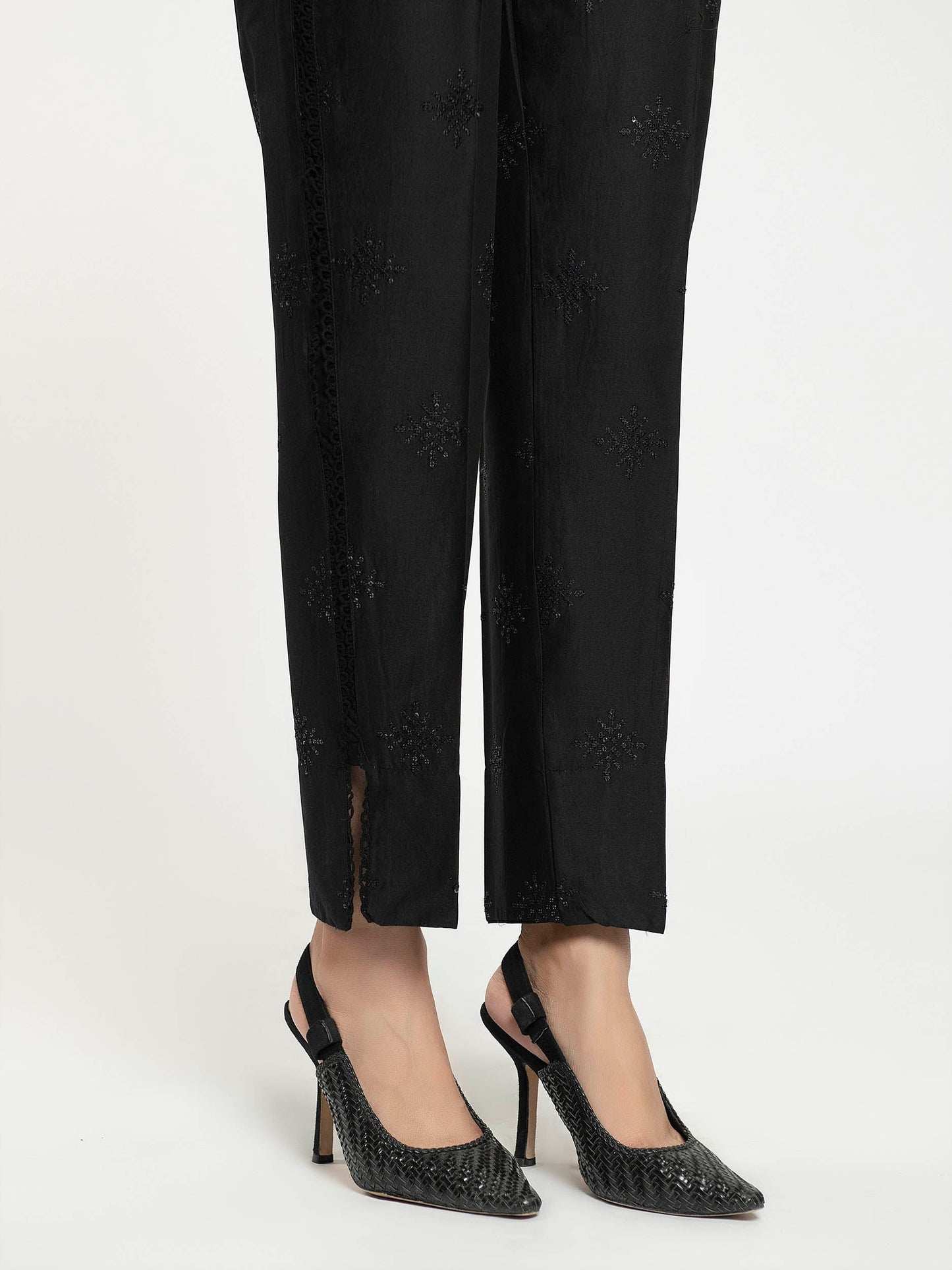 Embroidered Cambric Trouser