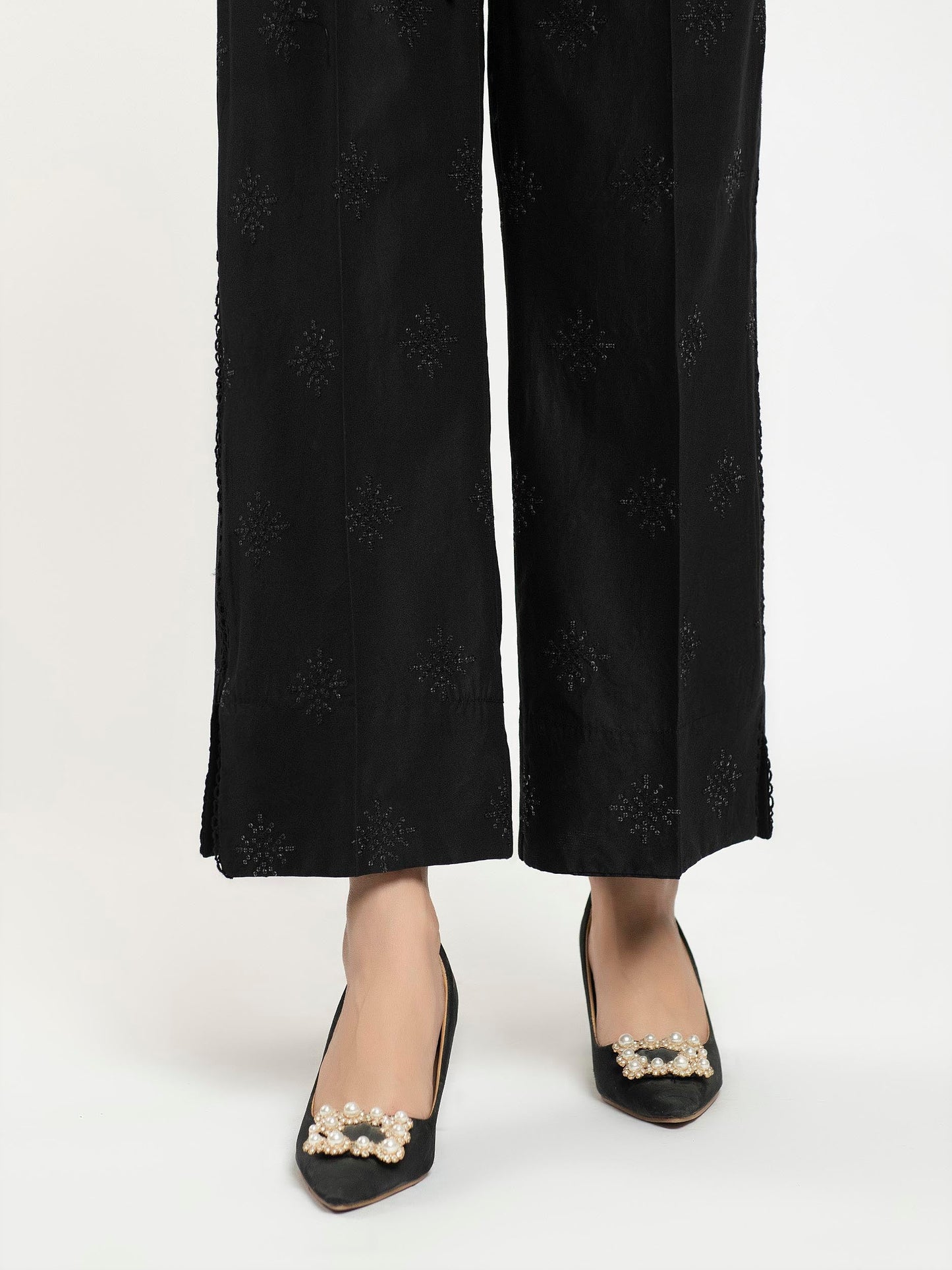 Embroidered Cambric Trouser