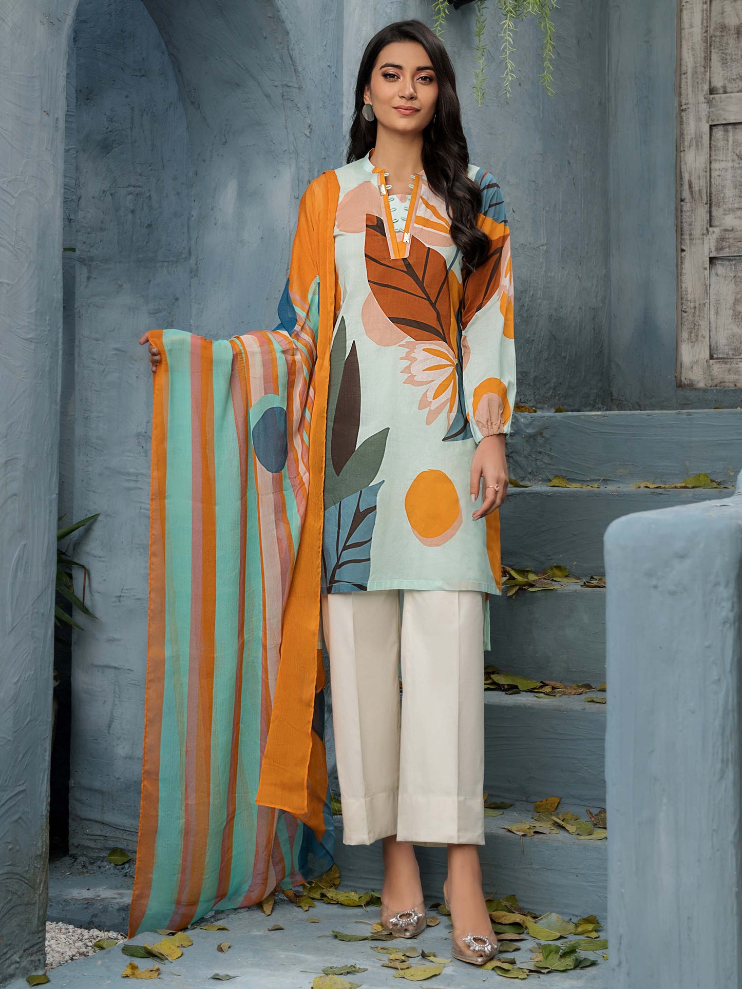 Printed Lawn 2 Piece Suit