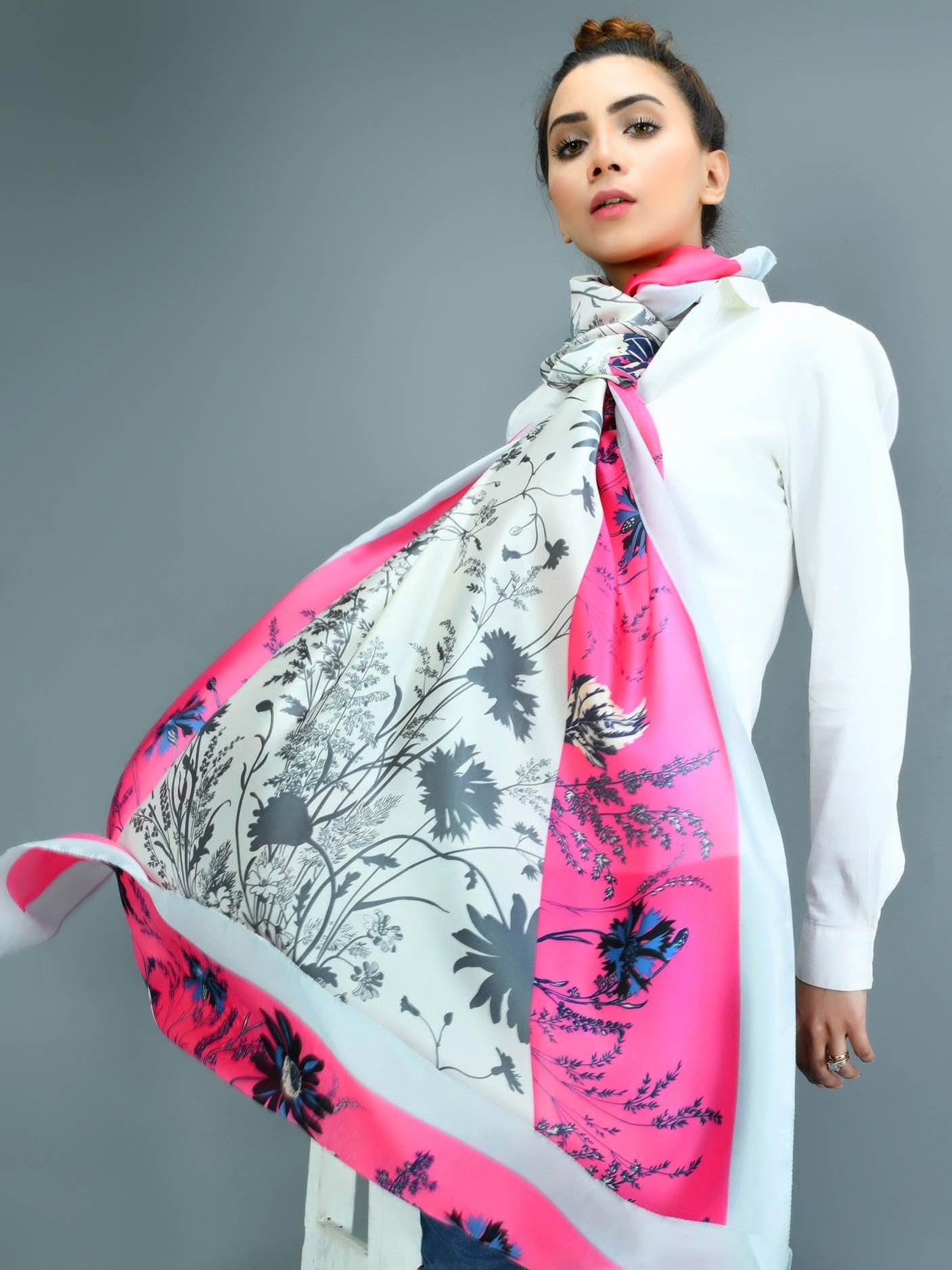 Printed Silk Scarf